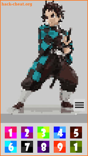 Kimetsu No Yaiba Pixel Art Games screenshot