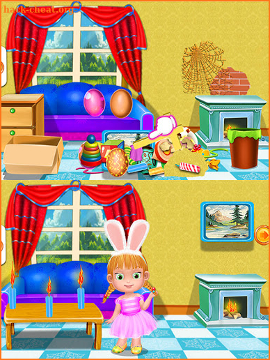 Kindergarten Girl House Cleaning screenshot