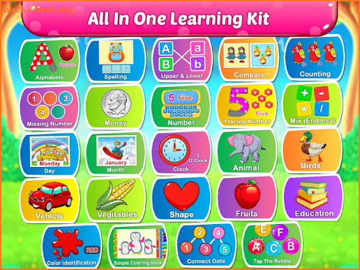 Kindergarten Kids Preschool Learning Games screenshot