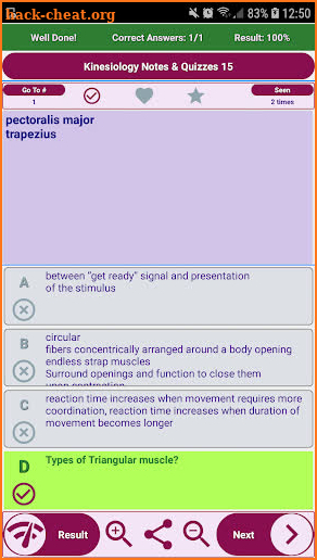 Kinesiology Exam Review, concepts and Quizzes screenshot