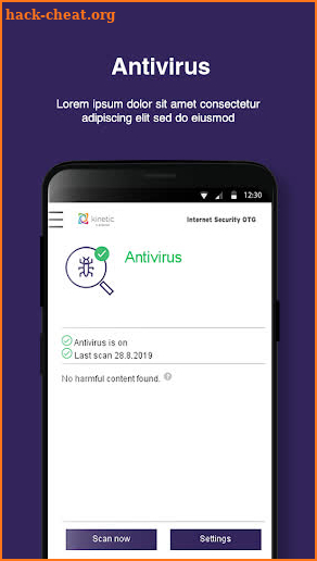 Kinetic Internet Security OTG screenshot