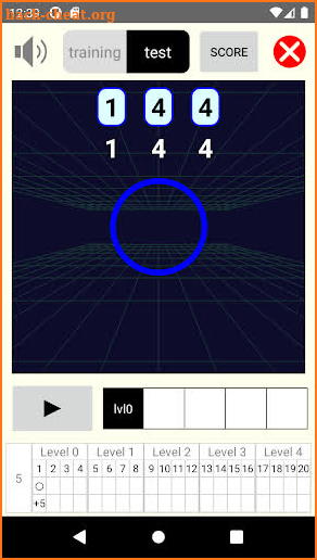 Kinetic Visual Acuity screenshot