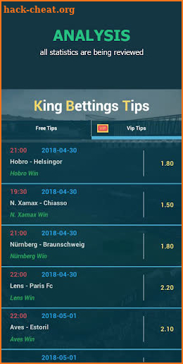 King Betting Tips Football App screenshot