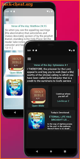 King James Bible screenshot