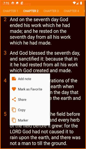 King James Bible - free screenshot