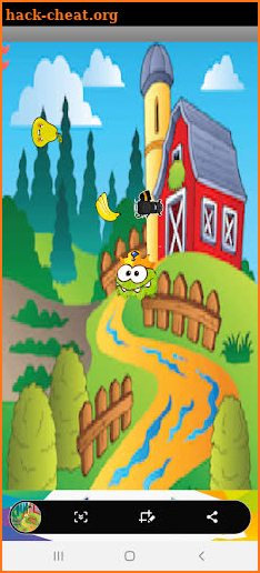 King om nom fruit screenshot