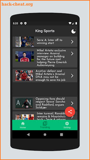 King Sports screenshot