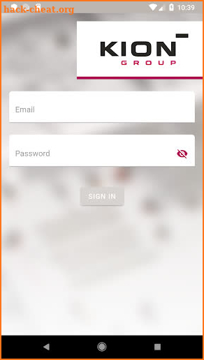 KION APP screenshot