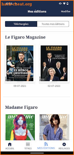 Kiosque Figaro : Journal et Magazines en PDF screenshot