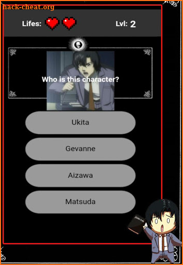 Kira Quiz DeathNote screenshot