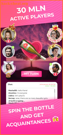 Kiss Me: Spin the Bottle for Dating, Chat & Meet screenshot