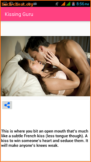 KISSING DATING TIPS & TRICKS screenshot