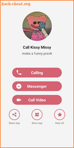 Kissy Missy Call video chat screenshot