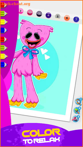 Kissy : Poppy Coloring Missy screenshot