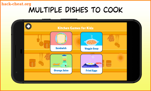 Kitchen Games - Fun Kids Cooking & Tasty Recipes screenshot