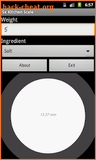 Kitchen Scale screenshot