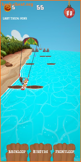 Kite Game - Daredevil Dan Flexifoil Kitesurf Sport screenshot