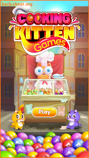 Kitten Games - Bubble Shooter Cooking Game screenshot