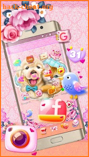 Kitty and Puppy Theme screenshot