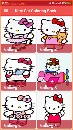 Kitty Cat Coloring Book screenshot