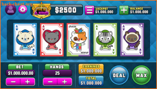 Kitty Cat Poker Slots Casino screenshot