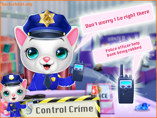 Kitty Cat Police Fun Care & Thief Arrest Game screenshot