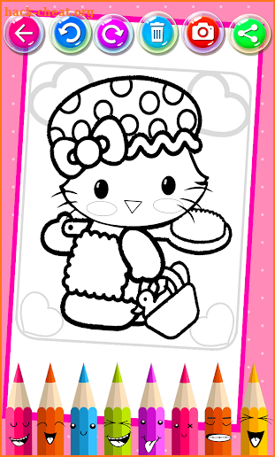 Kitty Coloring Book for Cats screenshot