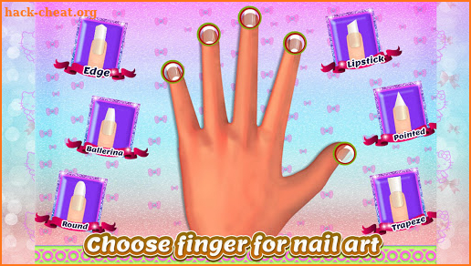 Kitty Nail Art Design & Coloring Game screenshot