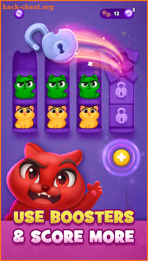 Kitty Sort: Twisted Tails screenshot