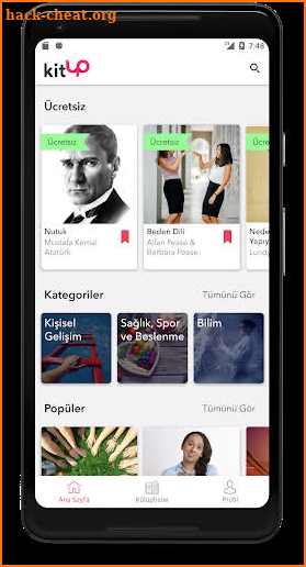 KitUP: Sesli Kitap Özetleri ile Kendini Geliştir screenshot