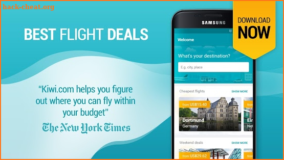 Kiwi.com: Cheap Flights, Airline Tickets & Booking screenshot