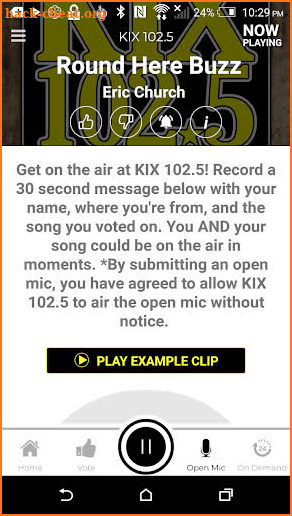 KIX 102.5 screenshot