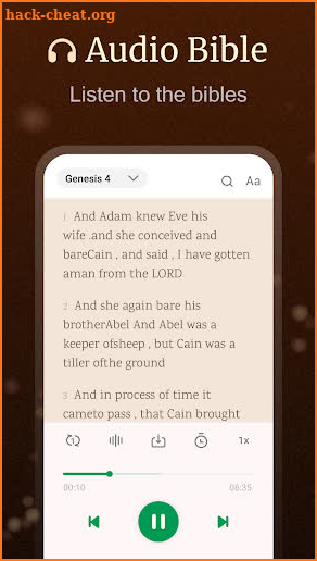 KJV Bible Now: offline + audio screenshot