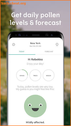 klarify - Pollen Count & Forecasts for Hayfever US screenshot