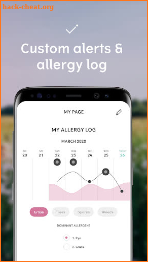 klarify - Pollen Count & Forecasts for Hayfever US screenshot