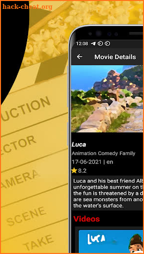 klede movies recommendation screenshot