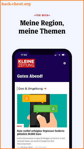 Kleine Zeitung screenshot