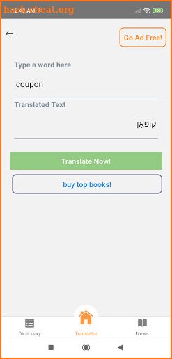 Klingon English Translator screenshot