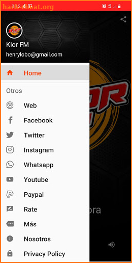 Klor FM screenshot