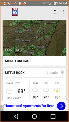 KLRT Fox 16 Weather Fox16.com screenshot