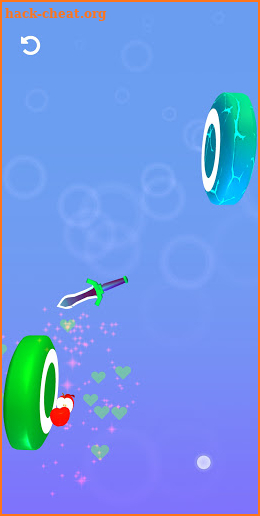 Knife Flip 3D - Tube levels screenshot