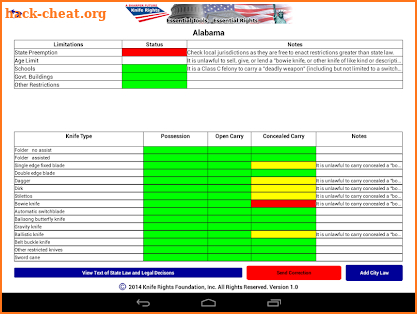 Knife Rights LegalBlade™ screenshot