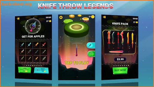 Knife Throw Legends : Knife Throw 3D Part 2 screenshot