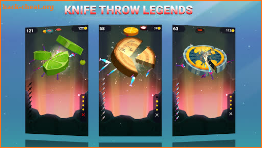 Knife Throw Legends : Knife Throw 3D Part 2 screenshot