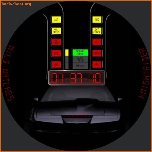 Knightrider Smart Watch Face screenshot