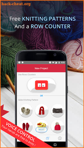 Knitting Genius - Free Patterns to learn Knitting screenshot