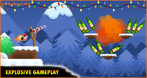 Knock Down Bottle Shooting 2 :Christmas games 2021 screenshot