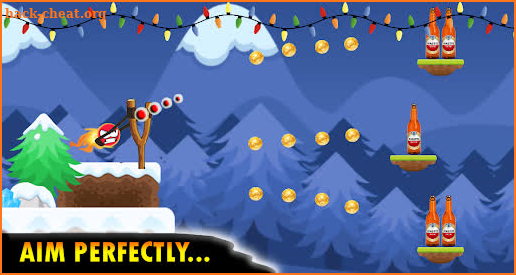 Knock Down Bottle Shooting 2 :Christmas games 2021 screenshot