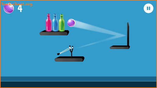 Knock Down Bottles : Catapult Slingshot Games screenshot