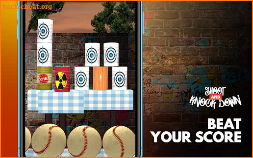 Knock Down Cans 3D screenshot